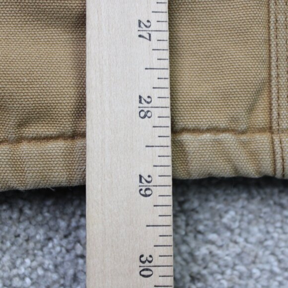 VTG Carhartt Jacket Mens XL Brown Detroit Chore Barn Blanket-Lined Distressed - Picture 16 of 16